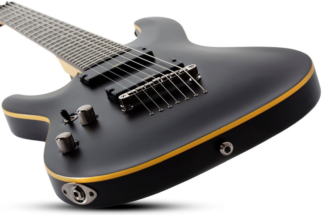 Schecter Demon-7 Left-Handed Satin Black