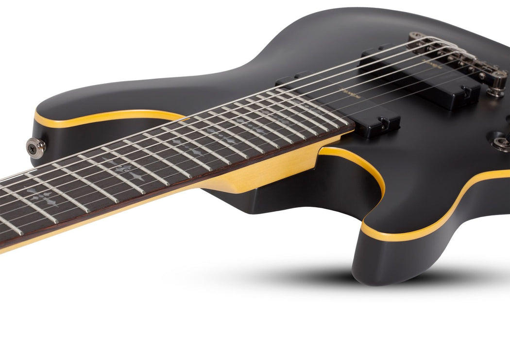 Schecter Demon-7 Left-Handed Satin Black