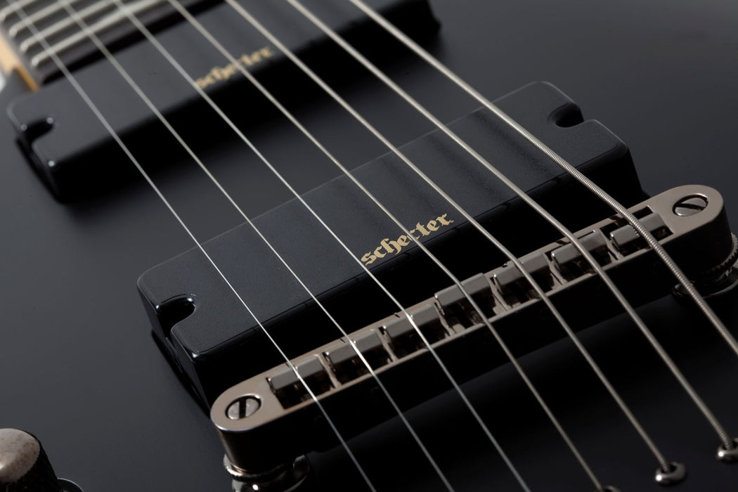 Schecter Demon-7 Left-Handed Satin Black