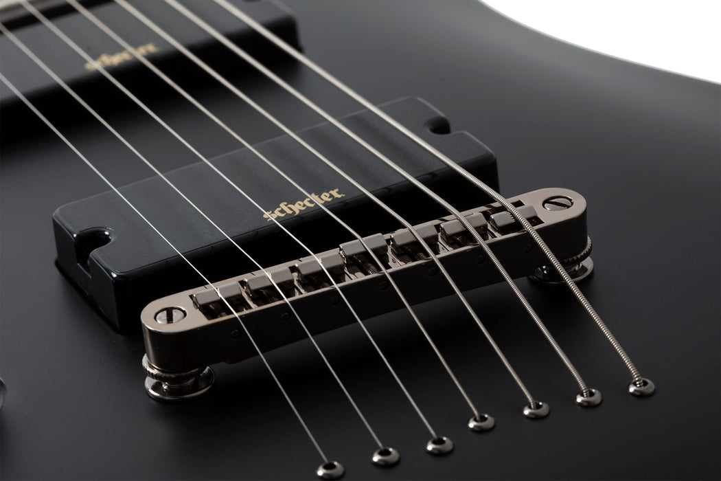 Schecter Demon-7 Left-Handed Satin Black