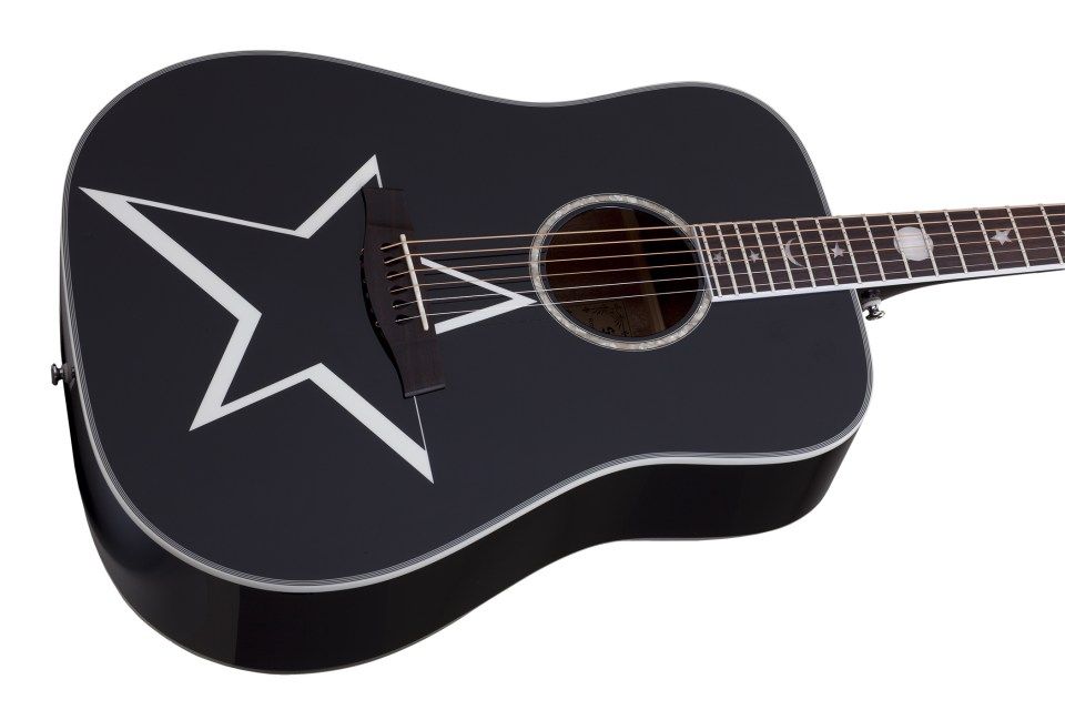 Schecter Robert Smith RS-1000 Busker Acoustic Black