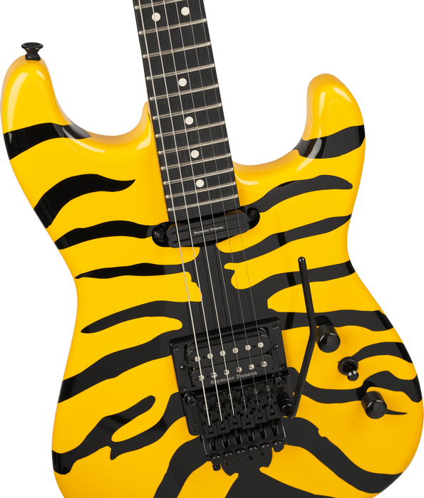 Jackson Pro Origins 1985 Limited Edition San Dimas SD1 HH FR, Ebony Fingerboard, Yellow Bengal