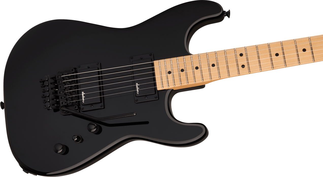 Jackson Pro Origins 1985 San Dimas SD1 HH FR, Maple Fingerboard, Gloss Black