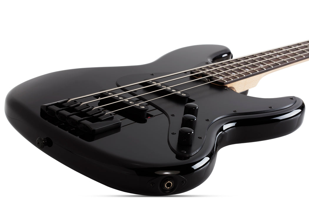 Schecter J-4 Rosewood Fretboard Gloss Black
