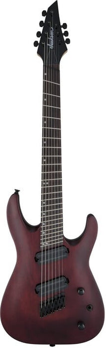 Jackson X Series Dinky Arch Top DKAF7 MS, Laurel Fingerboard, Multi-Scale, Stained Mahogany