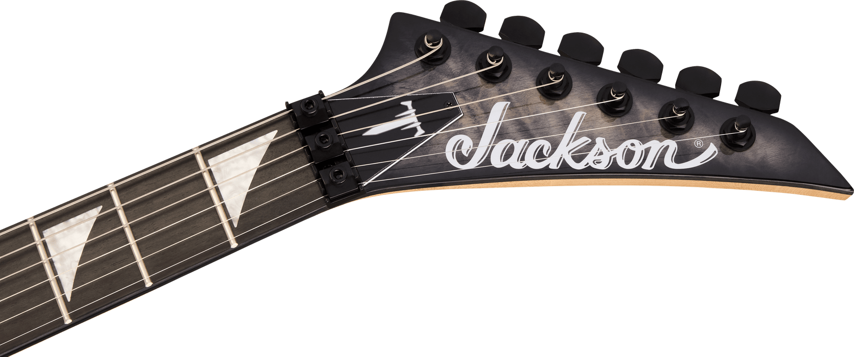 Jackson Pro Series Signature Corey Beaulieu King V KV6Q, Ebony Fingerboard, Transparent Black