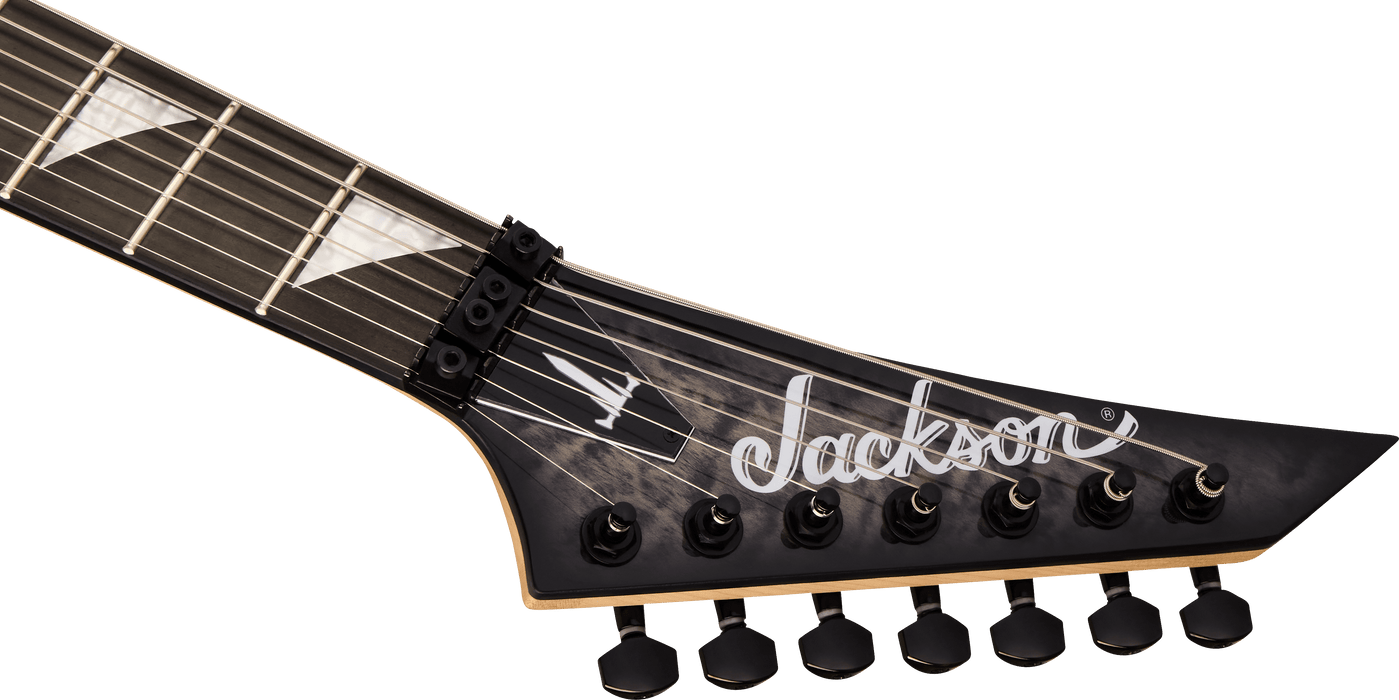Jackson Pro Series Signature Corey Beaulieu King V KV7Q, Ebony Fingerboard, Transparent Black