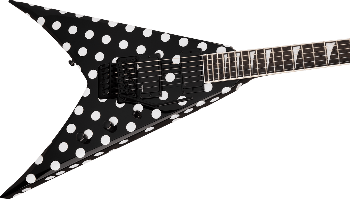 Jackson Pro Plus Signature Phil Demmel King V KV, Ebony Fingerboard, Polka Dot