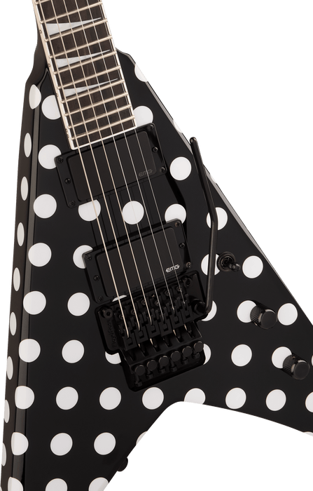 Jackson Pro Plus Signature Phil Demmel King V KV, Ebony Fingerboard, Polka Dot