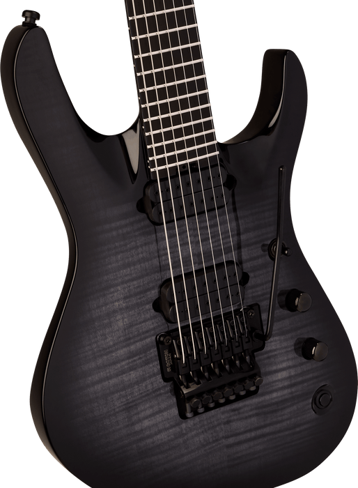 Jackson Pro Plus Signature Chris Broderick Soloist 7, Ebony Fingerboard, Transparent Black