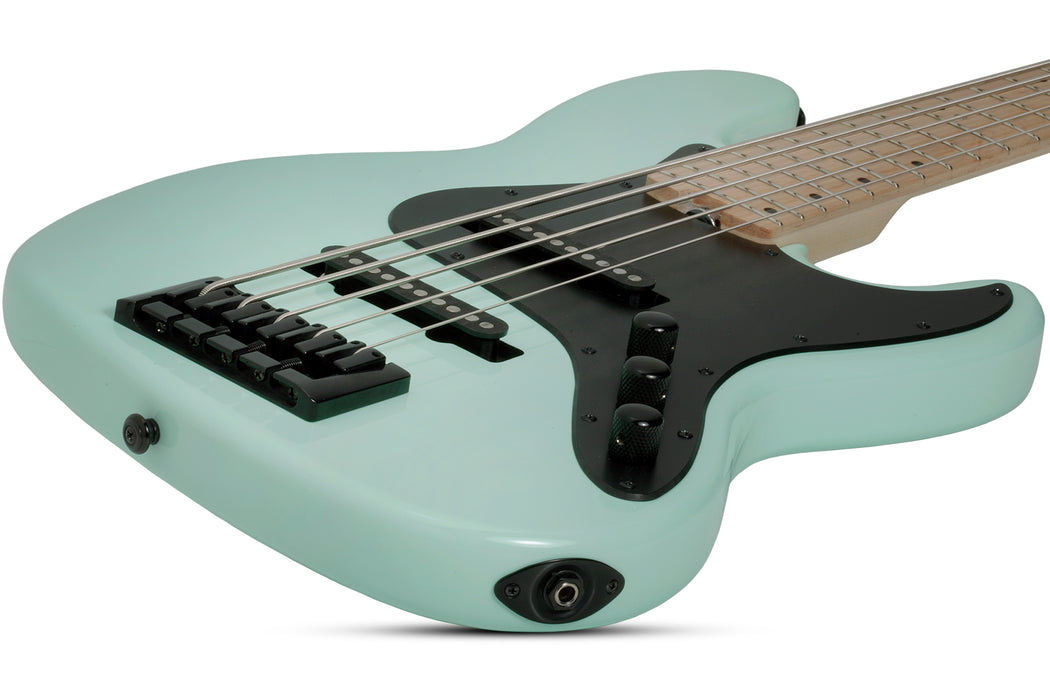 Schecter J-5 Maple Fretboard Left-Handed Sea Foam Green