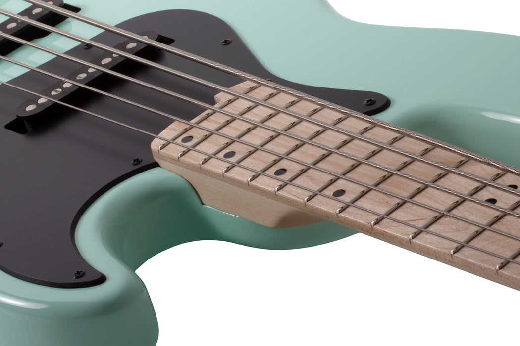 Schecter J-5 Maple Fretboard Left-Handed Sea Foam Green