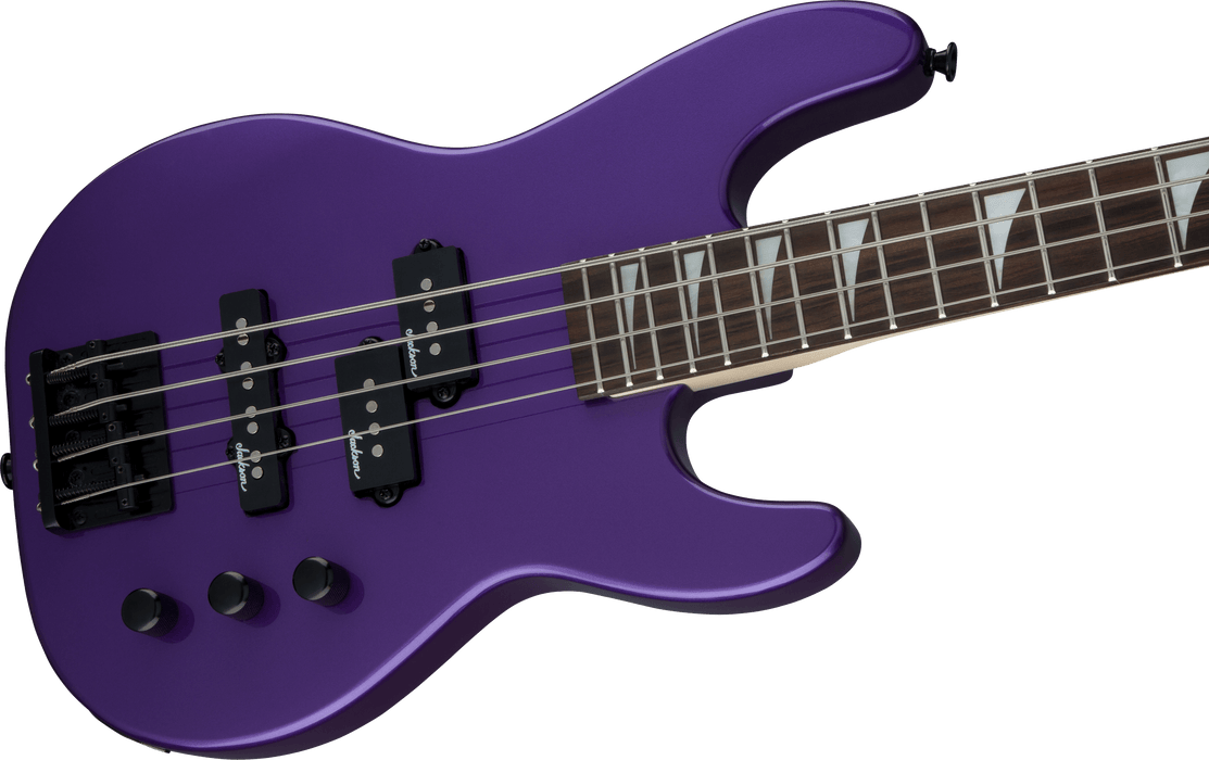 Jackson JS Series Concert Bass Minion JS1X, Amaranth Fingerboard, Pavo Purple
