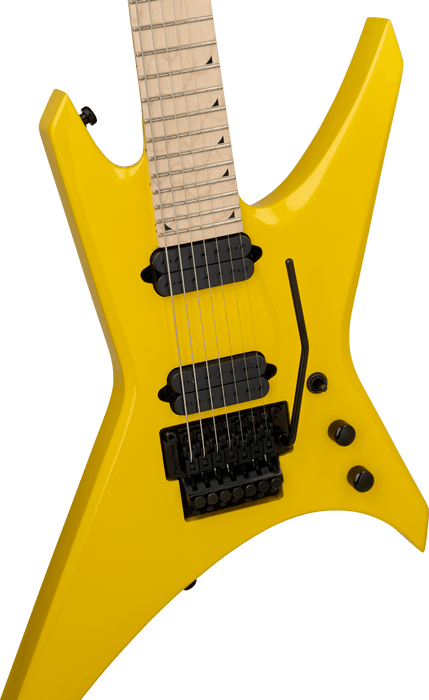 Jackson Pro Series Signature Dave Davidson Warrior WR7, Ebony Fingerboard, Ferrari Yellow