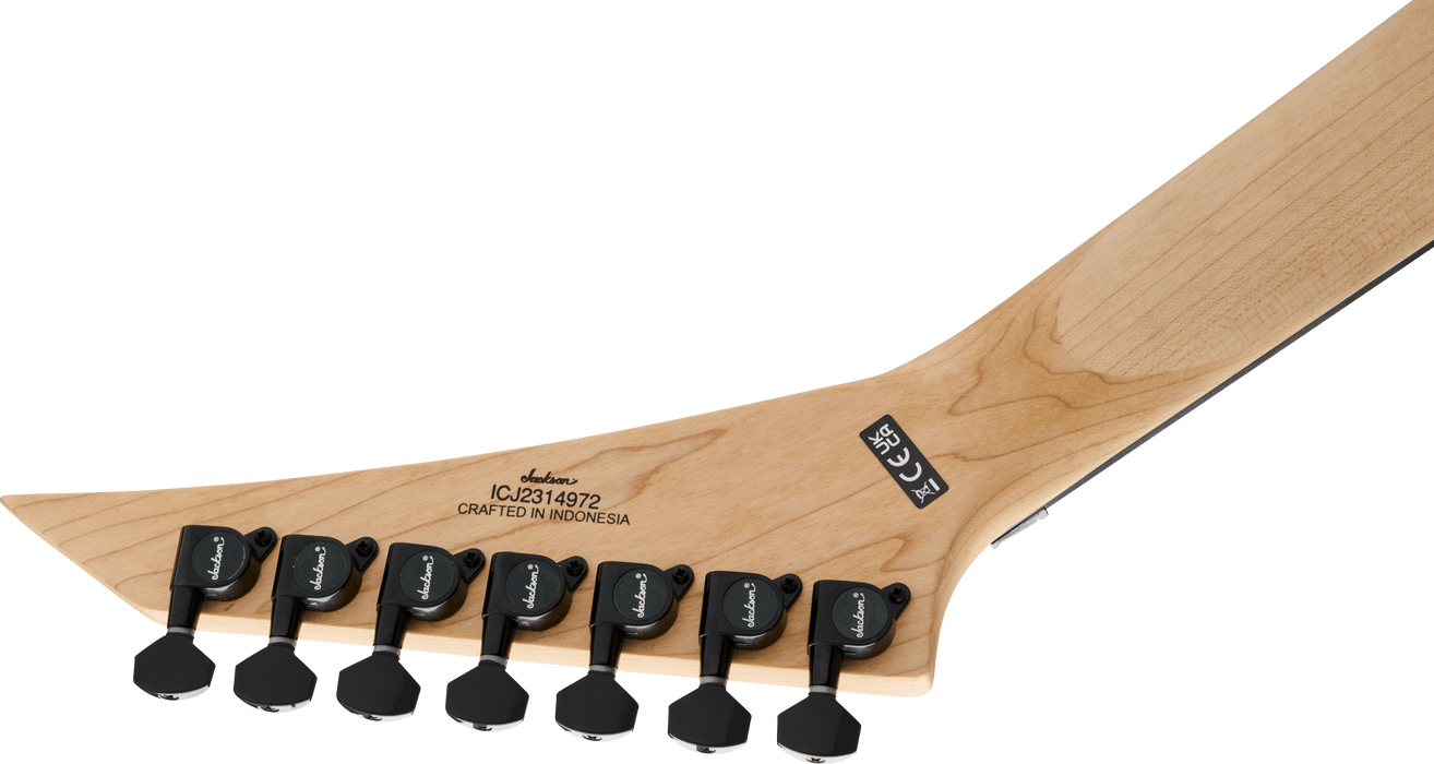 Jackson Pro Series Signature Dave Davidson Warrior WR7, Ebony Fingerboard, Ferrari Red