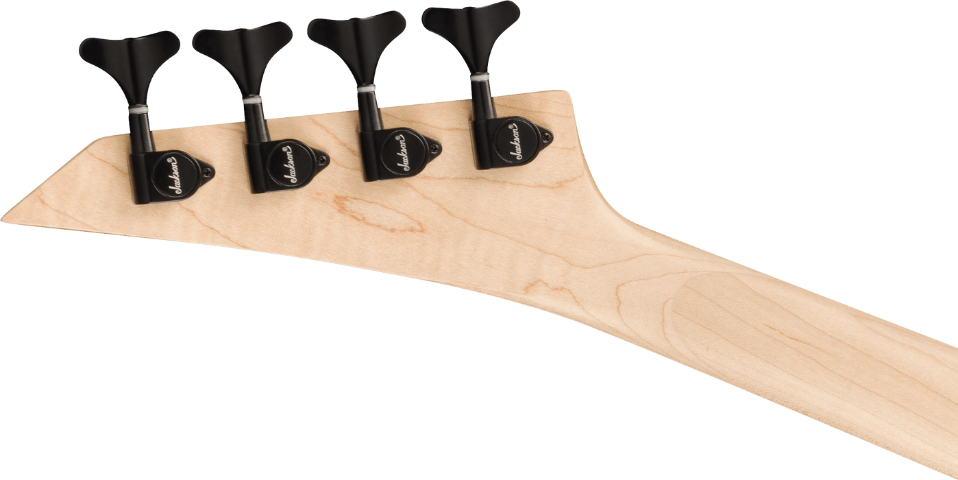 Jackson S Series Concert Bass CB JS3P, Amaranth Fingerboard, Transparent Black Burst