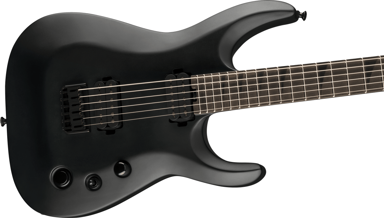 Jackson -  Pro Plus XT Soloist SLAT HT6 Baritone, Ebony Fingerboard, Satin Black