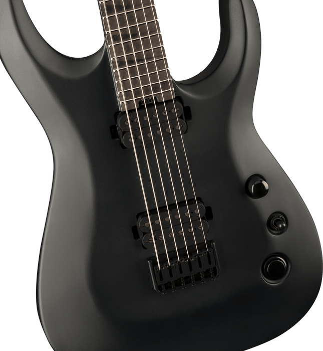 Jackson -  Pro Plus XT Soloist SLAT HT6 Baritone, Ebony Fingerboard, Satin Black