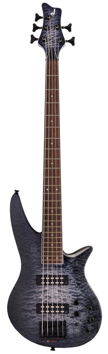Jackson X Series Spectra Bass SBXQ V, Laurel Fingerboard, Transparent Black Burst