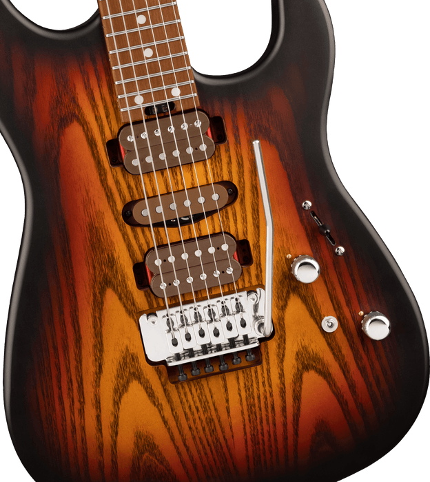 Charvel Guthrie Govan Signature MJ San Dimas SD24 CM, Caramelized Maple Fingerboard, Three-Tone Sunburst