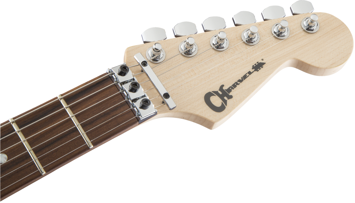 Charvel MJ San Dimas Style 1 HSH FR PF QM, Pau Ferro Fingerboard, Midnight Glow