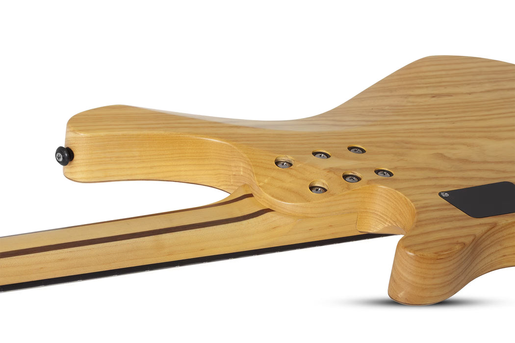 Schecter Reaper-4 4-String Electric Bass, Natural Satin