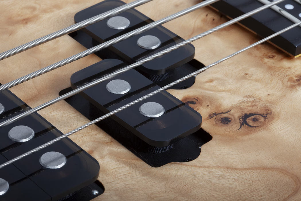 Schecter Reaper-4 4-String Electric Bass, Natural Satin