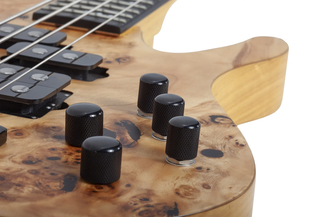 Schecter Reaper-4 4-String Electric Bass, Natural Satin