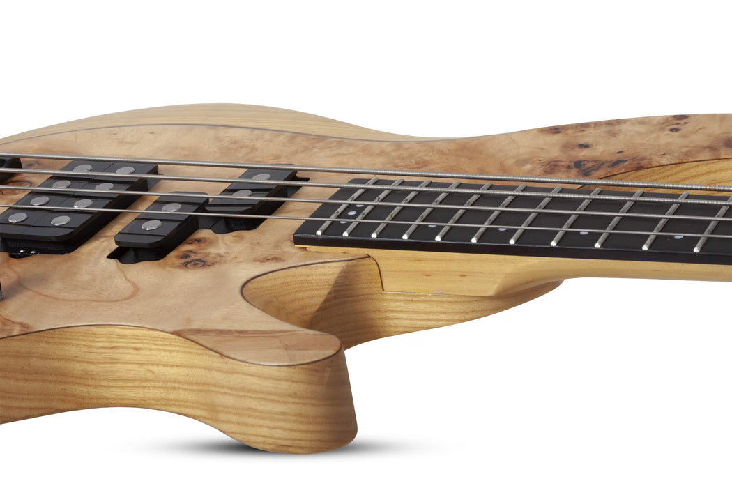 Schecter Reaper-4 4-String Electric Bass, Natural Satin