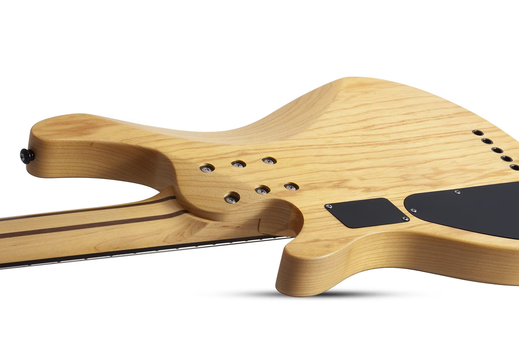 Schecter Reaper-5 5-String Electric Bass, Natural Satin