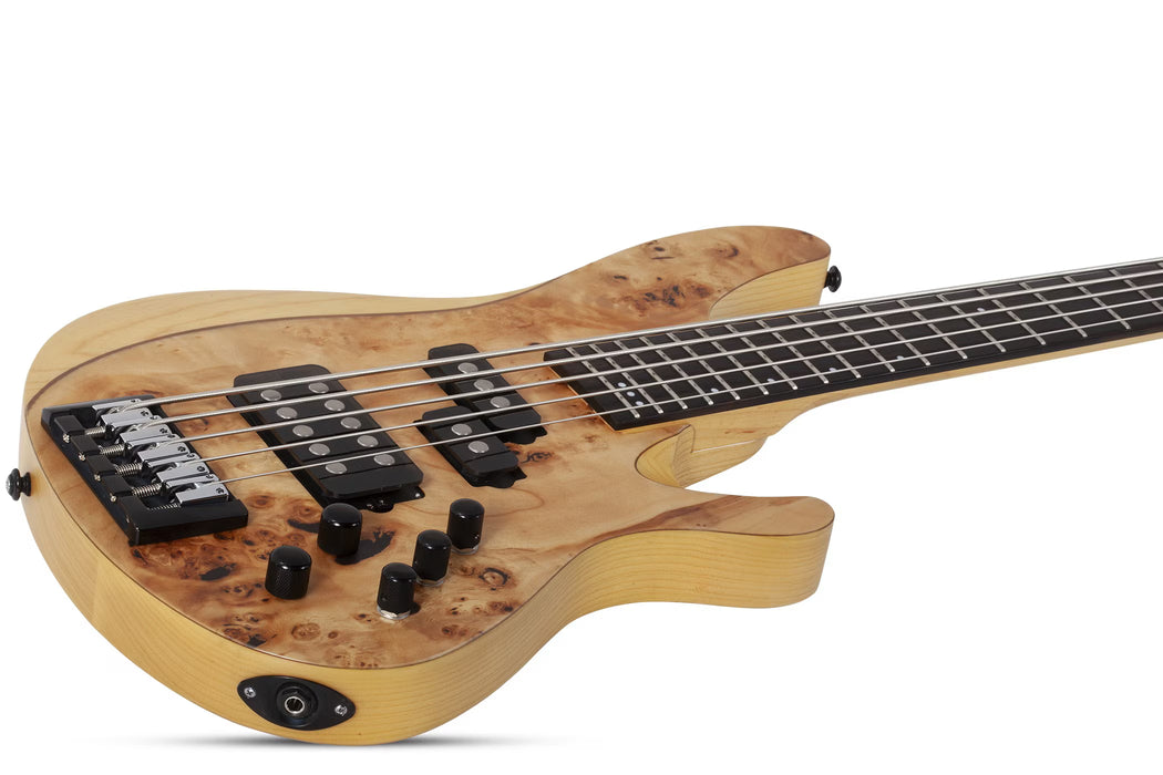 Schecter Reaper-5 5-String Electric Bass, Natural Satin