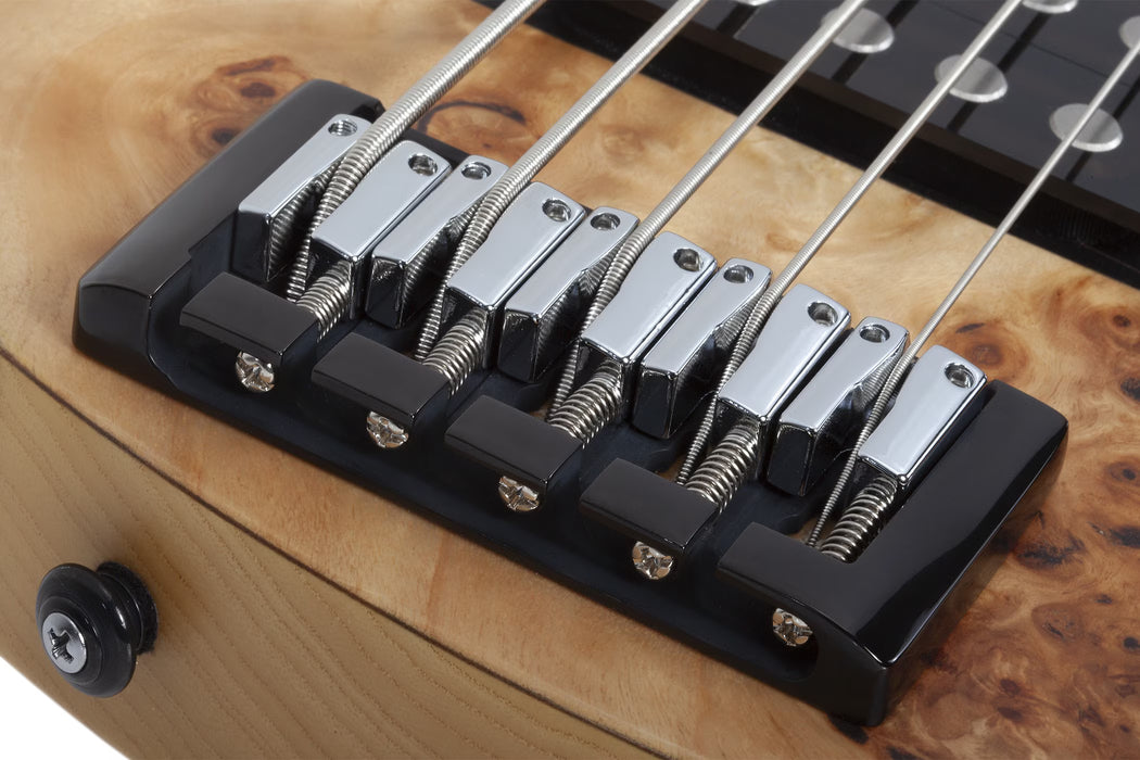 Schecter Reaper-5 5-String Electric Bass, Natural Satin