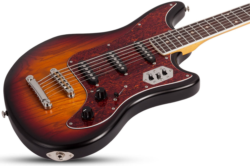 Schecter Hellcat VI 3 Tone Sunburst Pearl