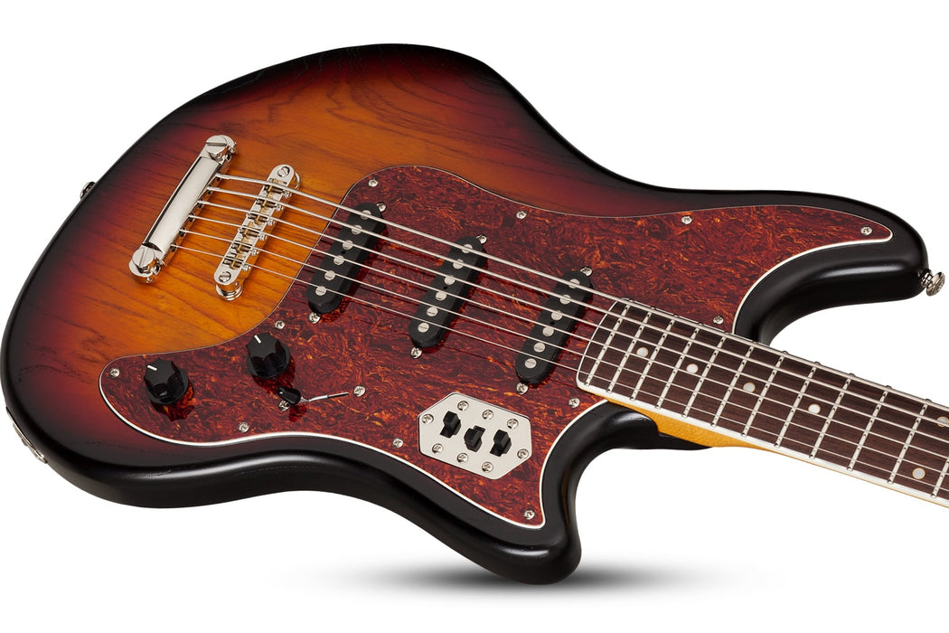 Schecter Hellcat VI 3 Tone Sunburst Pearl