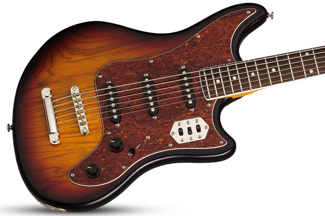 Schecter Hellcat VI 3 Tone Sunburst Pearl