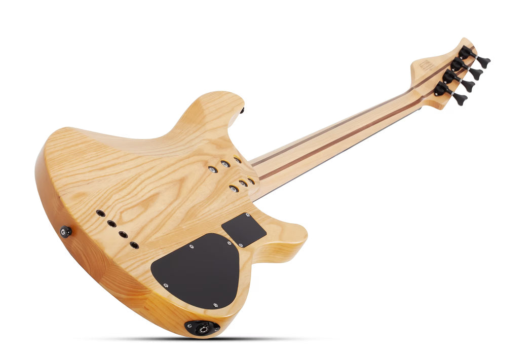 Schecter Reaper-4 4-String Electric Bass, Left-Handed, Natural Satin