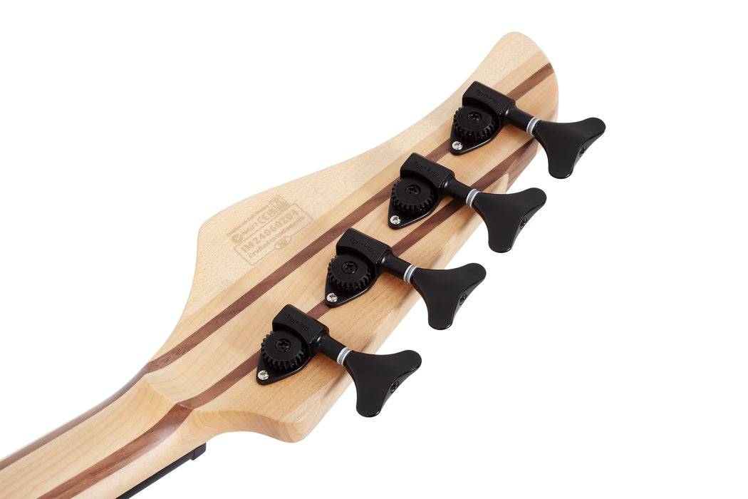 Schecter Reaper-4 4-String Electric Bass, Left-Handed, Natural Satin