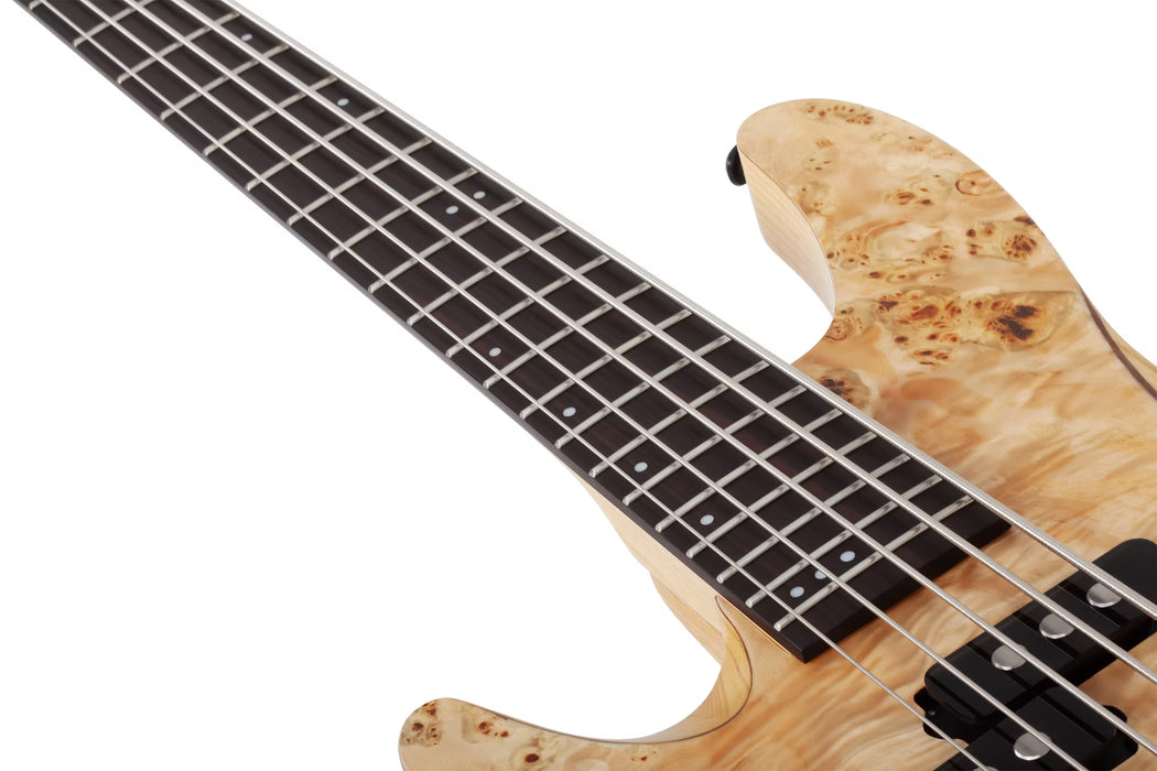 Schecter Reaper-5 5-String Electric Bass, Left-Handed, Natural Satin