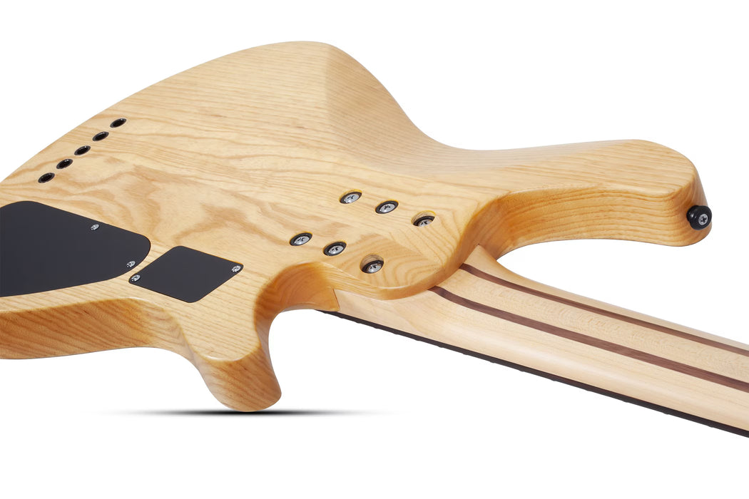 Schecter Reaper-5 5-String Electric Bass, Left-Handed, Natural Satin