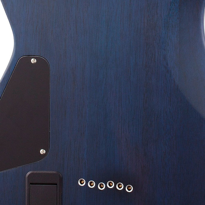 Schecter C-1 Platinum See Through Midnight Blue