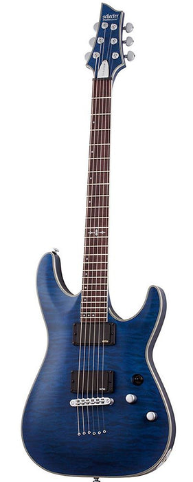 Schecter C-1 Platinum See Through Midnight Blue