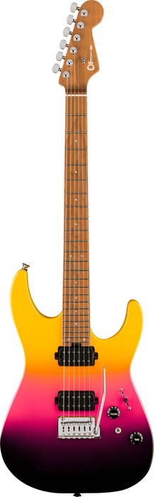 Charvel Pro-Mod DK24 HH 2PT CM, Caramelized Maple Fingerboard, Malibu Sunset