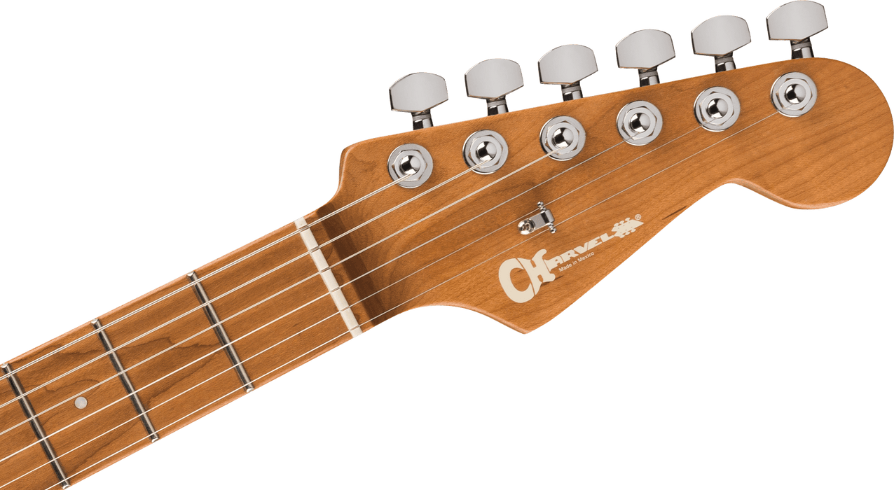 Charvel Pro-Mod DK24 HH 2PT CM, Caramelized Maple Fingerboard, Malibu Sunset