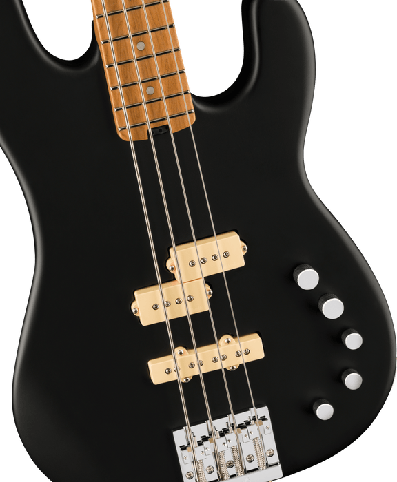 Charvel Pro-Mod San Dimas Bass PJ IV, Caramelized Maple Fingerboard, Satin Black