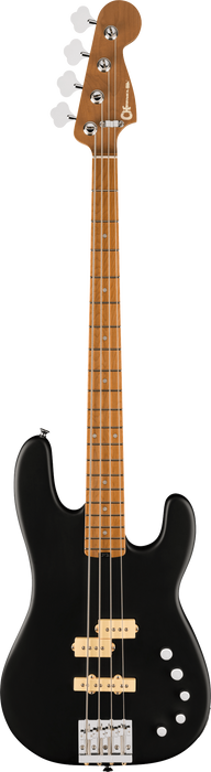 Charvel Pro-Mod San Dimas Bass PJ IV, Caramelized Maple Fingerboard, Satin Black