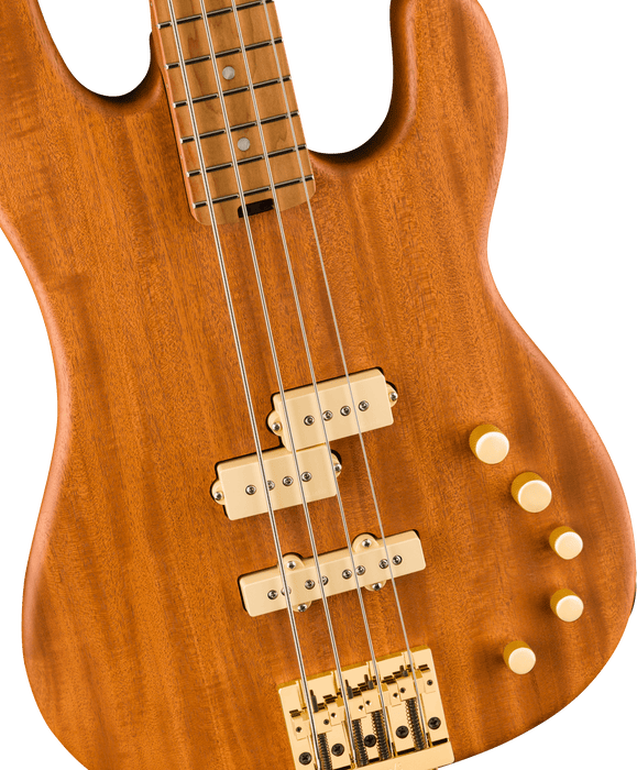 Charvel Pro-Mod San Dimas Bass PJ IV MAH, Caramelized Maple Fingerboard, Natural Mahogany