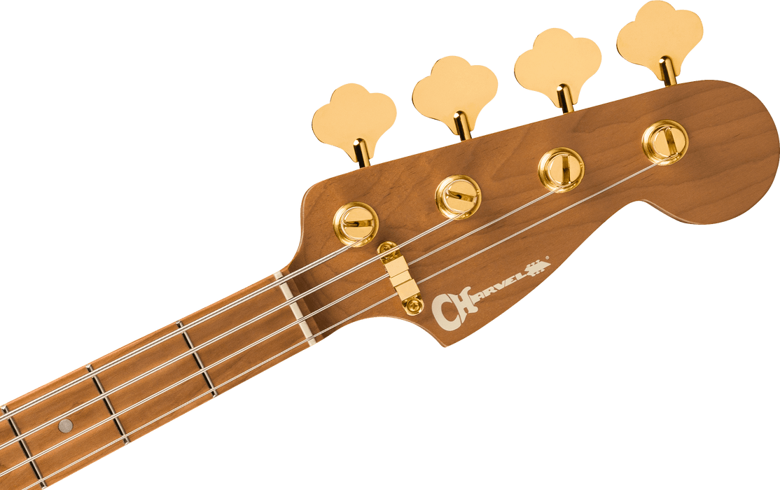 Charvel Pro-Mod San Dimas Bass PJ IV MAH, Caramelized Maple Fingerboard, Natural Mahogany