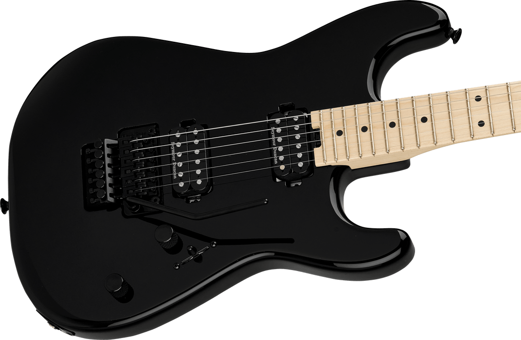 Charvel  Pro-Mod San Dimas Style 1 HH FR MPL, Maple Fingerboard, Gloss Black