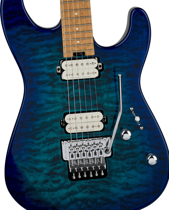 Charvel  Pro-Mod Plus San Dimas Style 1 HH FR CM, Carmalized Maple Fingerboard, Chlorine Burst