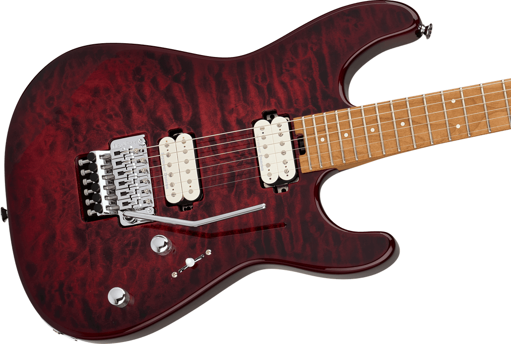 Charvel  Pro-Mod Plus San Dimas Style 1 HH FR CM, Carmalized Maple Fingerboard, Sangria Burst